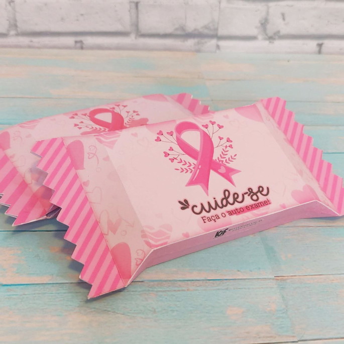 Imagem 1 - Caixinha Com 1 Kitkat- Outubro Rosa