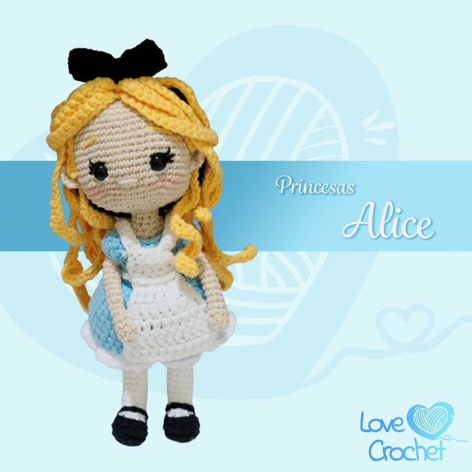 Imagem 1 - Boneca Alice Amigurumi