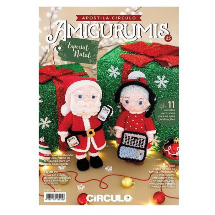 Imagem 1 - Revista Amigurumi Círculo / N° 25 Natal 2022