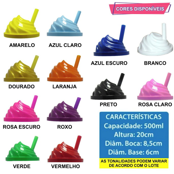 Imagem 3 - Copo Chantilly Personalizado Chuva de Amor - 500 ml