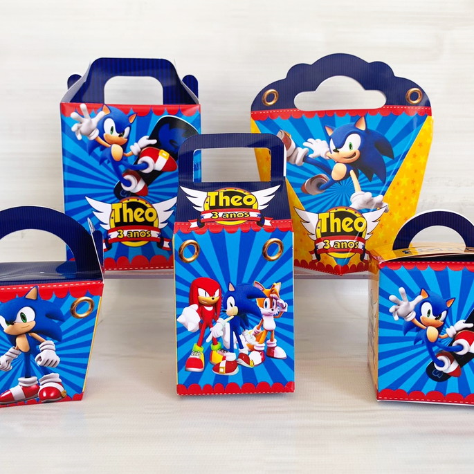 Imagem 2 - Kit 50 Caixas Sonic