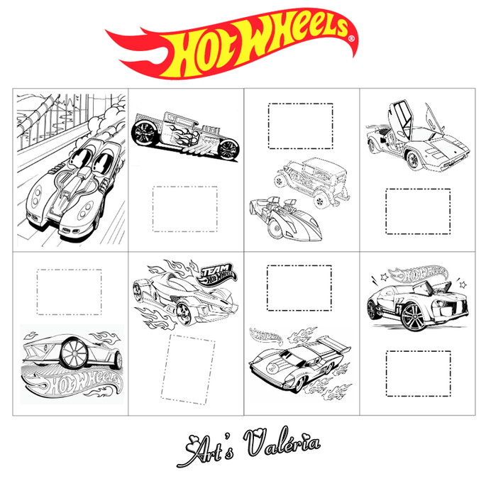 Imagem 3 - Álbum de Figurinhas Hot Wheels - 10x15cm