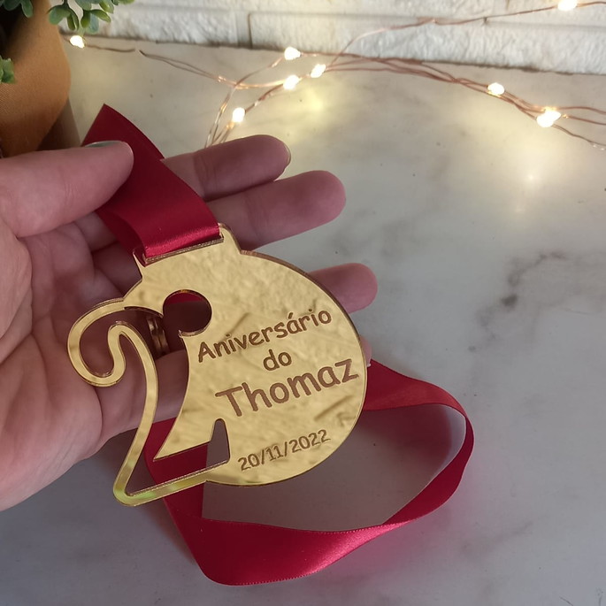 Imagem 1 - Lembrança de Aniversário Medalha