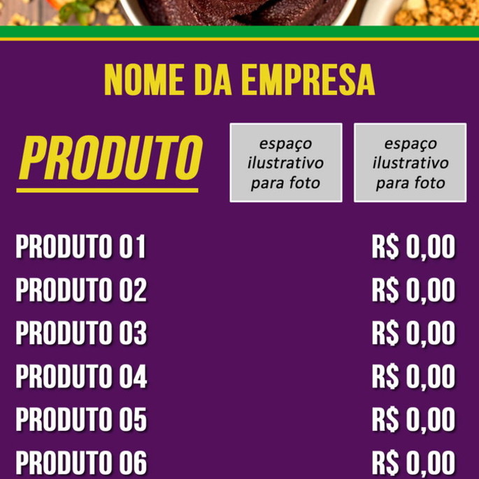 Imagem 2 - Cardápio Digital com Qr Code - Açai / Açaiteria