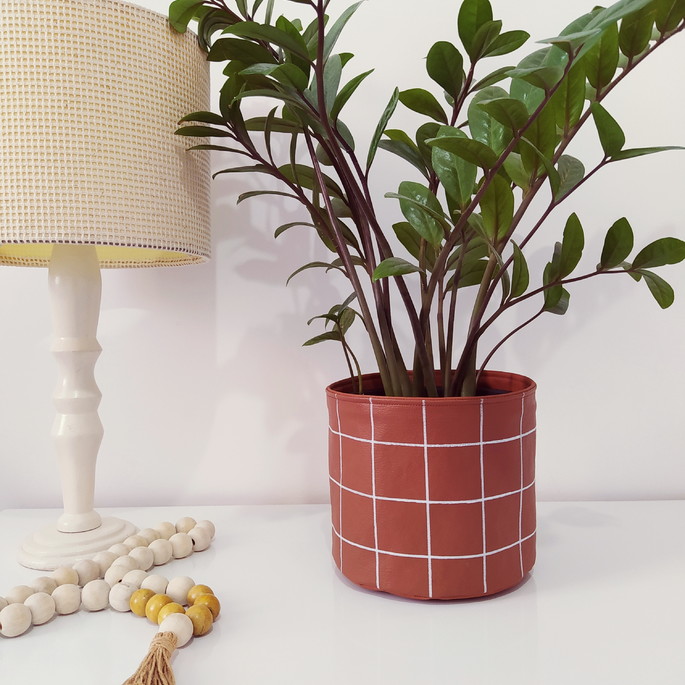 Imagem 2 - Cachepot Boho Grid