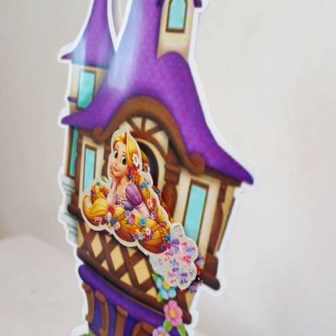 Imagem 2 - Kit com 15 Cachepô Centro de Mesa - Rapunzel