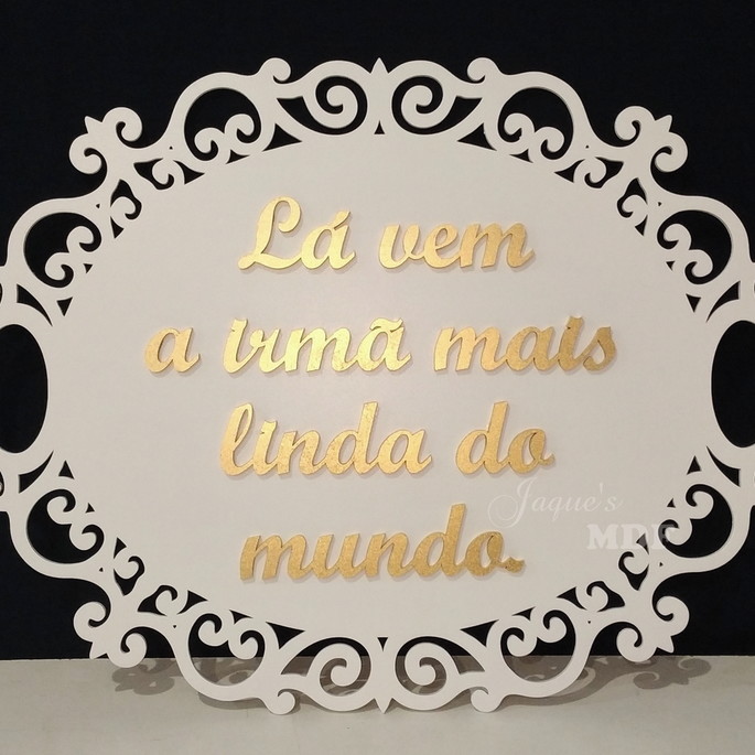 Imagem 1 - Placa Oval Personalizada com Texto Aplicado