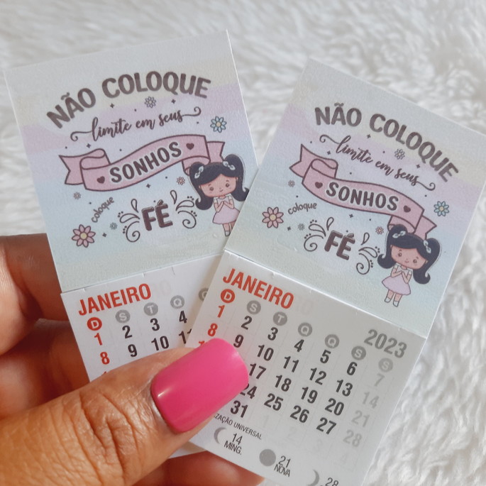 Imagem 2 - Mini Calendários com Imã 2024