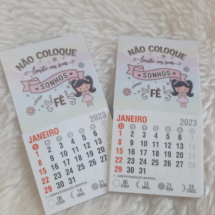 Imagem 4 - Mini Calendários com Imã 2024