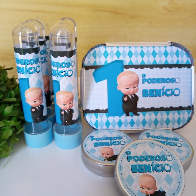 Imagem 1 - Combo Poderoso Chefinho com 80 Lembranças Personalizadas