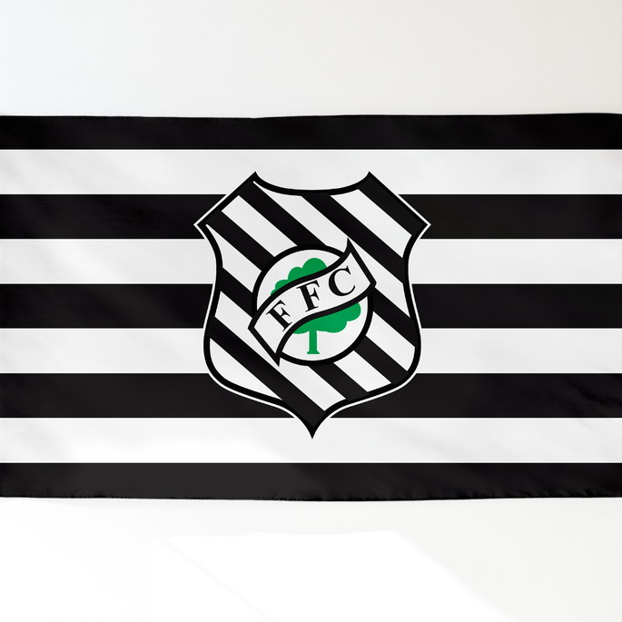 Imagem 1 - Bandeira Figueirense Dupla Face 145x85 cm Oxford Tecido