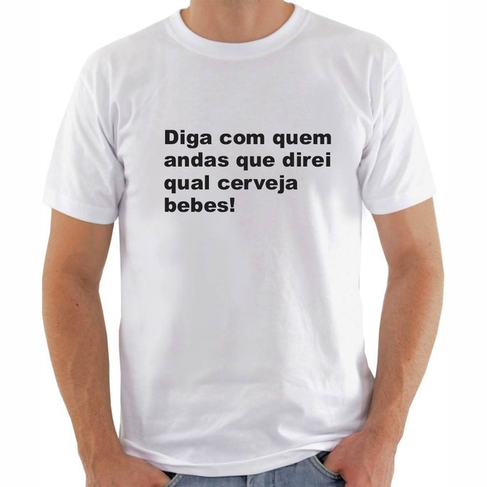 Imagem 1 - Camisa Diga com Quem Andas