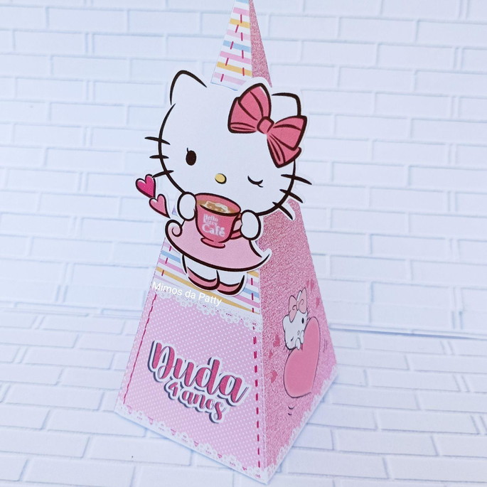 Imagem 1 - Caixa Cone Hello Kitty