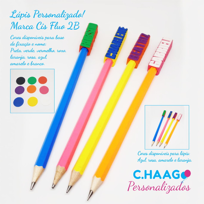 Imagem 1 - Lápis de Escrever Personalizado com Nome