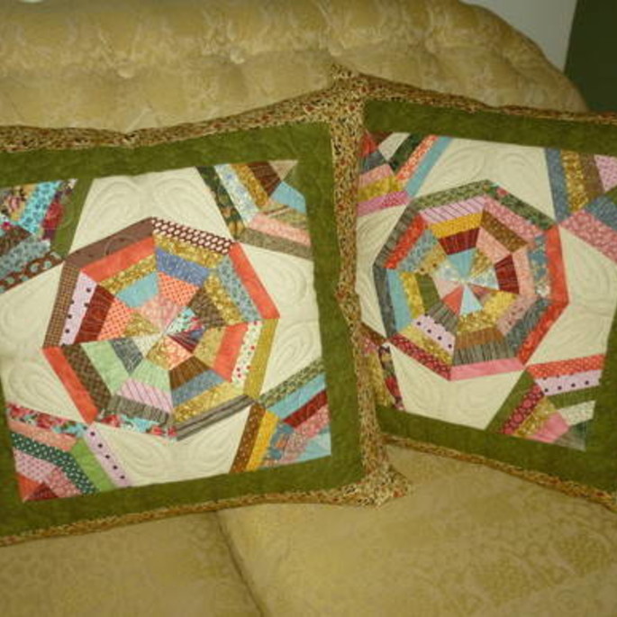 Imagem 2 - Almofada em Patchwork