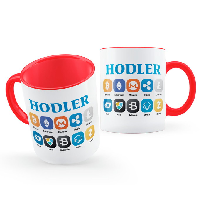 Imagem 1 - Caneca de Café Personalizada Criptomoedas Investidores
