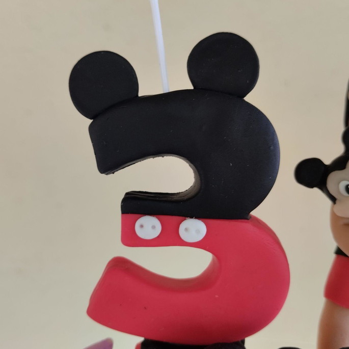 Imagem 4 - Vela de Biscuit Mickey