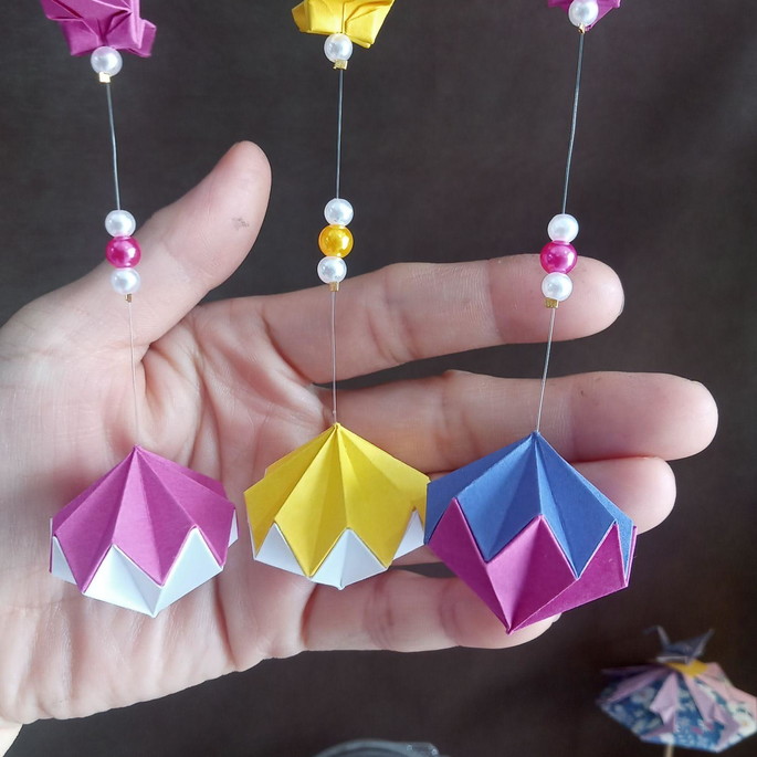 Imagem 4 - Mini Mobile Origami com Tsuru