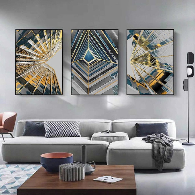 Imagem 1 - Quadro Geometric Edificios