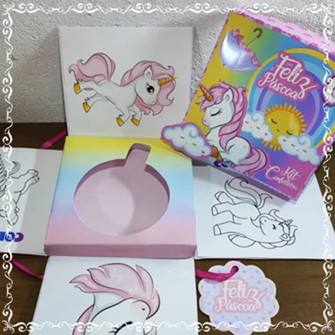 Imagem 3 - Arquivo Corte Combo Caixa Explosão Páscoa