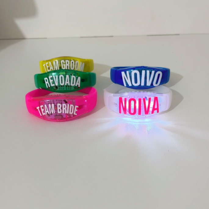 Imagem 1 - Pulseira de Led, Funciona com Som