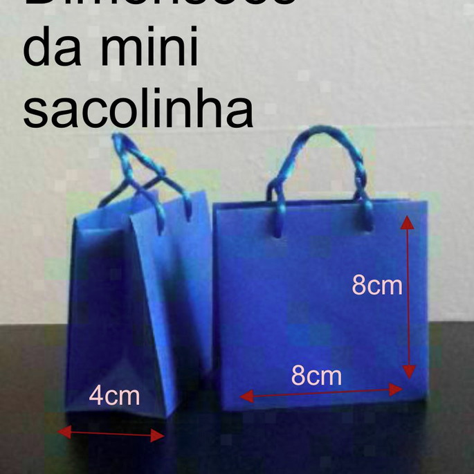 Imagem 2 - 100 Mini Sacolinhas com Tags