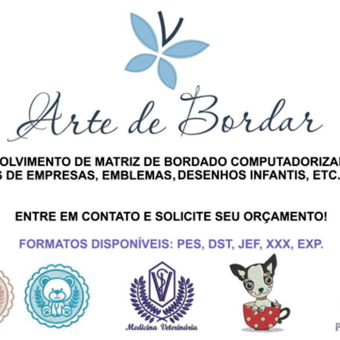 Imagem 1 - Desenvolvimento Matriz Bordado Comput. - Valor Sob Consulta