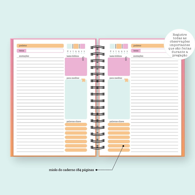 Imagem 3 - Caderno de Pregações