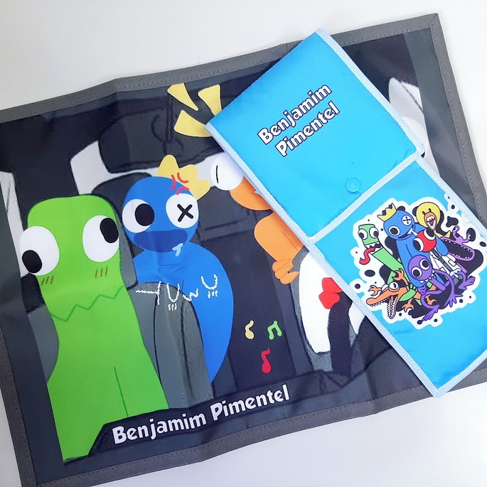 Imagem 1 - Porta Talher + Jogo Americano Personalizado Rainbow Friends
