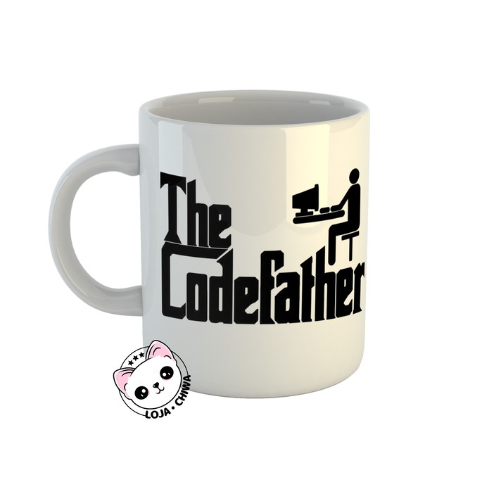 Imagem 1 - Caneca Codefather Programador Programação Porcelana