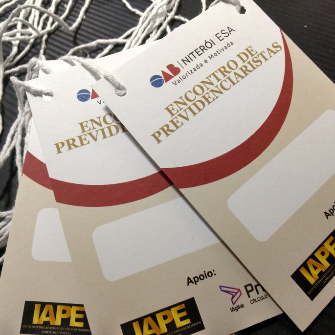 Imagem 2 - Kit com 85 Crachás para Evento