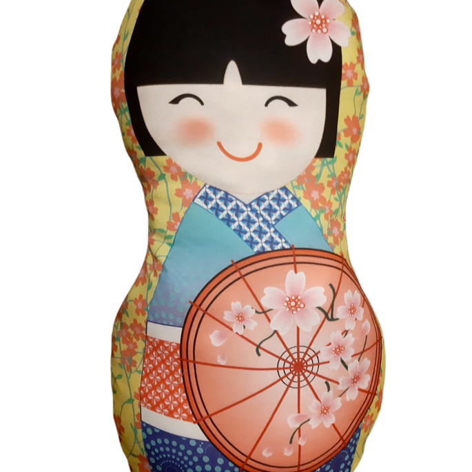 Imagem 1 - Almofada Divertida Kokeshi