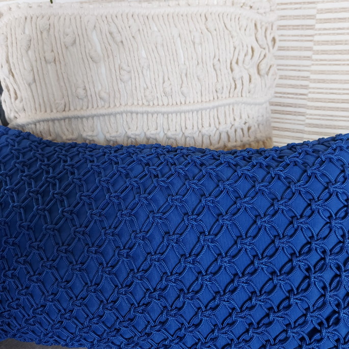 Imagem 1 - Almofada de Macramê Retangular