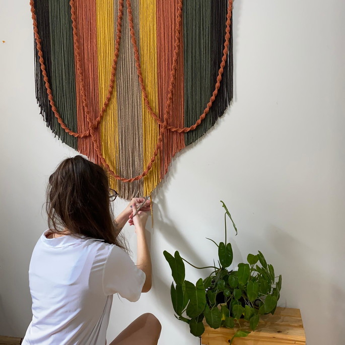 Imagem 3 - Painel em Macrame Tulum