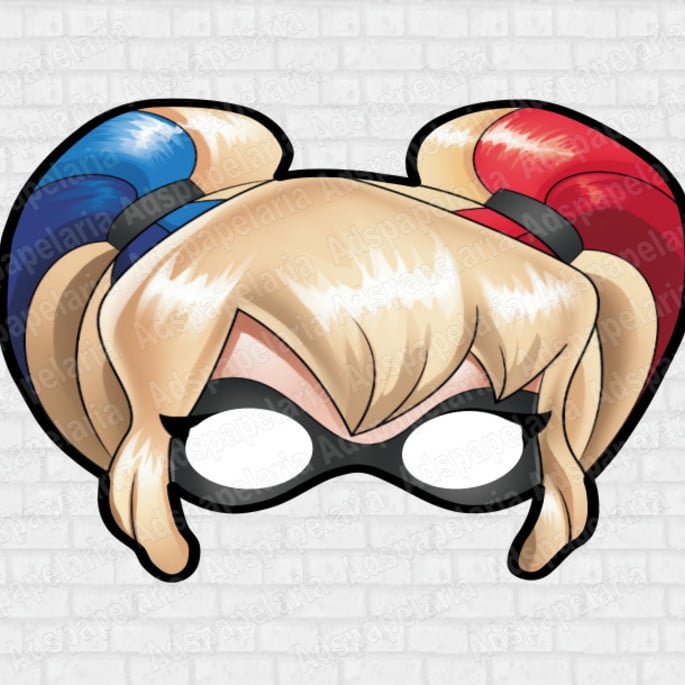Imagem 1 - Máscaras Arlequina