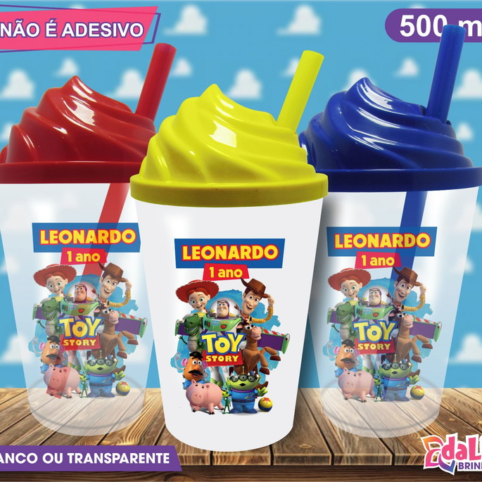 Imagem 1 - Copo Chantilly Personalizado Toy Story Mod. 2 - 500 ml
