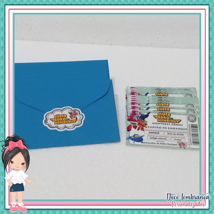 Imagem 2 - Convite 10x7 com Envelope e Tag