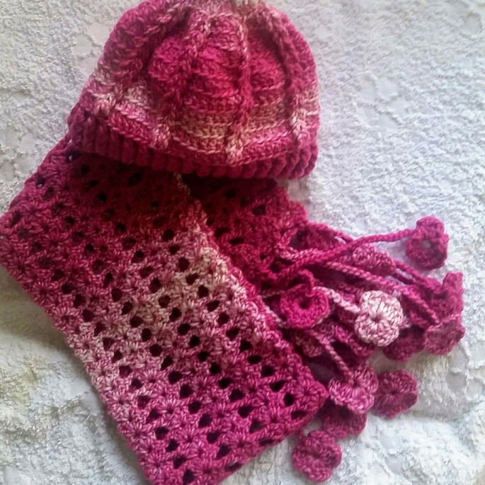 Imagem 3 - Conjunto Gorro e Cachecol Infantil