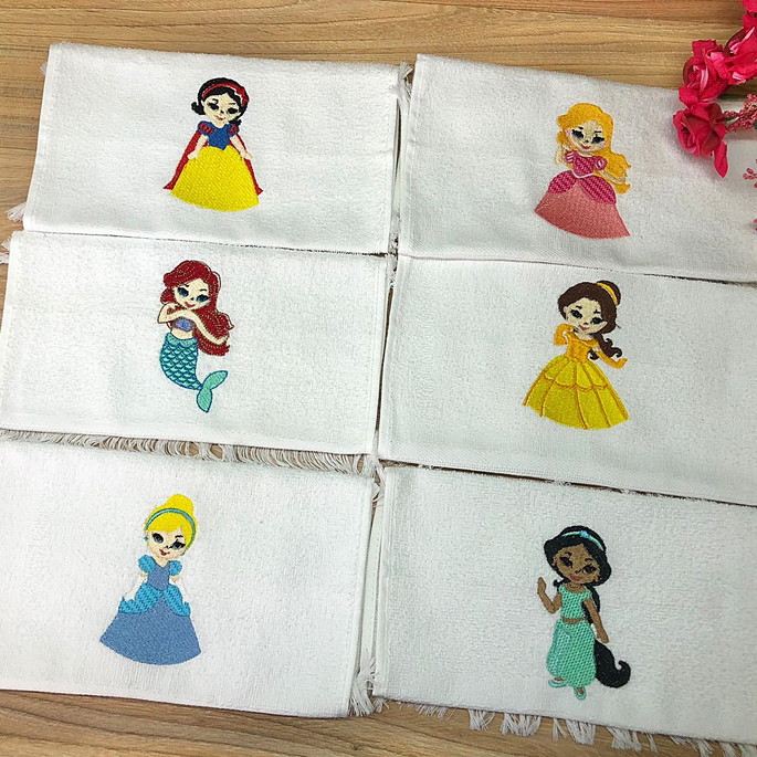 Imagem 1 - Kit Toalhinhas Personalizadas com Nome e Elástico