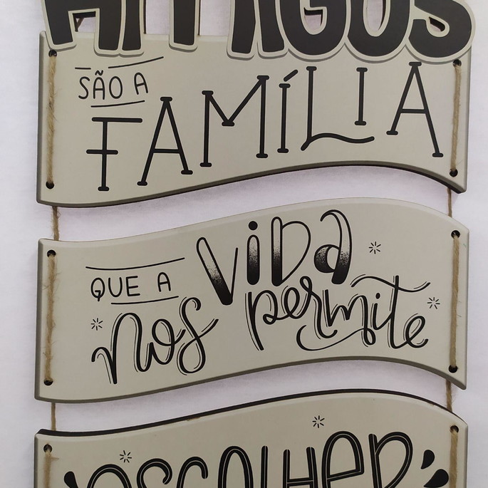 Imagem 1 - Placa em mdf com Escrita