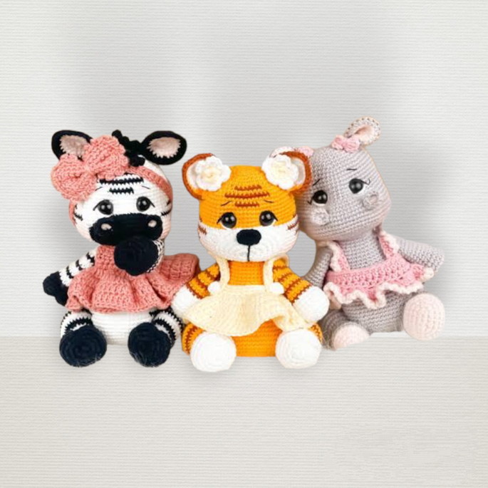 Imagem 1 - Coleção Zoo Kit com 3 Bichinhos