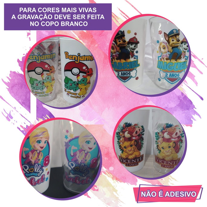 Imagem 3 - Copo Chantilly Personalizado Bosque Encantado - 500 ml