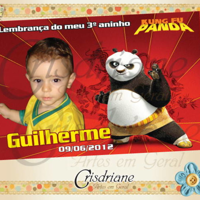 Imagem 1 - Lembrancinha com ímã Kung fu Panda