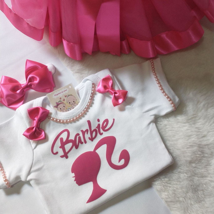 Imagem 3 - Bory Barbie com Saia de Tule com Laço.