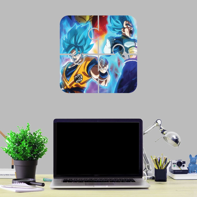 Imagem 1 - Quadros Decorativos em mdf 3mm Dragon Ball 45x45