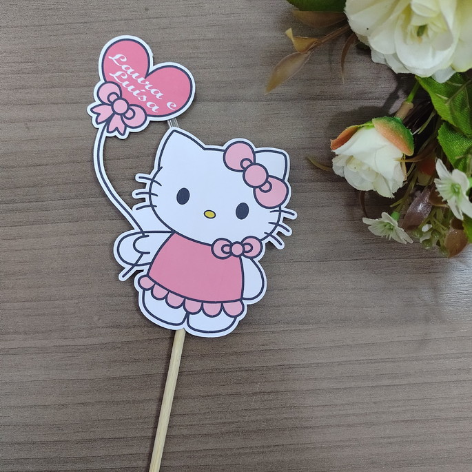 Imagem 1 - Tag Cachepo Hello Kitty