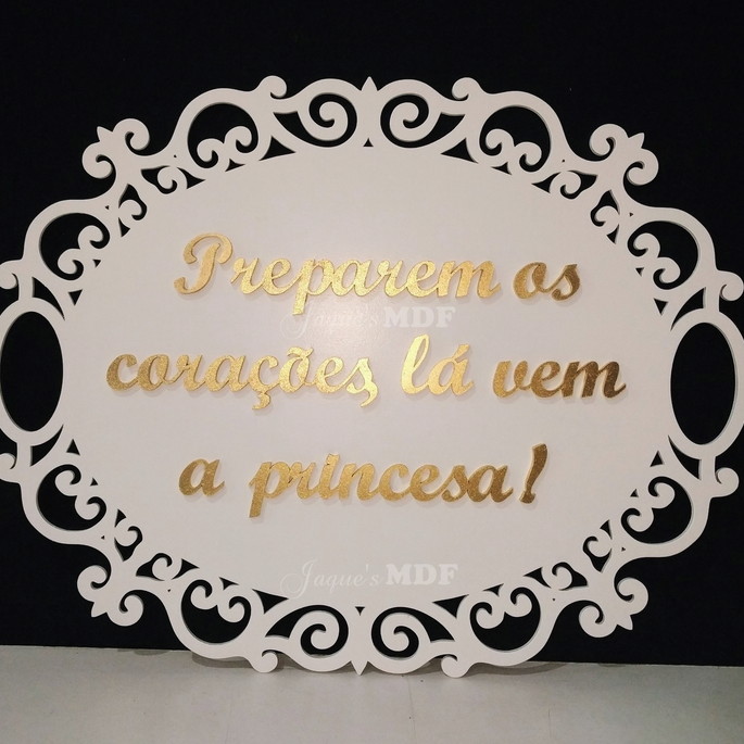 Imagem 4 - Placa Oval Personalizada com Texto Aplicado