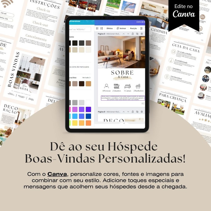 Imagem 3 - Guia de Boas-vindas Personalizável para Aluguel no Airbnb