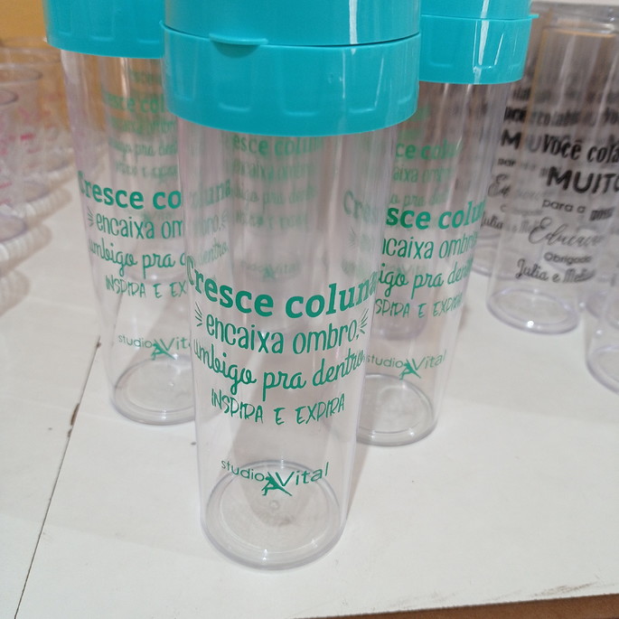 Imagem 5 - 50 Garrafas Acquabio Acrilico 480ml Personalizadas