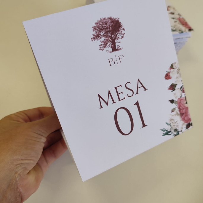 Imagem 1 - Menu com Numeração de Mesa